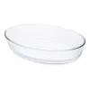 GUARDINI oval bakform i borosilikatglas 35x24x7 cm 3L