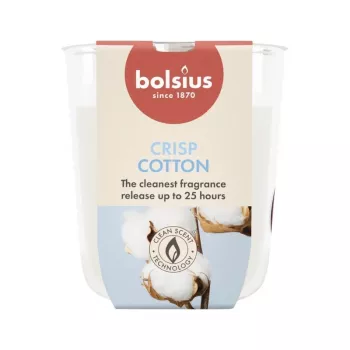 BOLSIUS True Scents Fresh Cotton doftljus i glas Ø80x73 mm