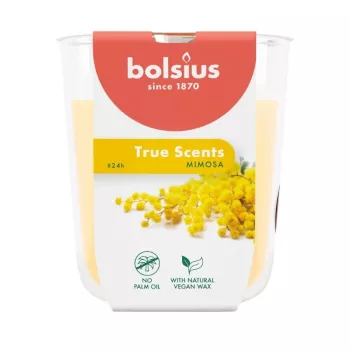 BOLSIUS True Scents Mimosa doftljus i glas Ø80x73 mm
