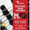 Galli MSB-40100 S Super Bright Bass Guitar Strings - 4-String Set, Nickel Plated Steel, Roundwound, .040-.100, Long Scale