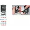 Trodat Printy Dater 4850L PAYÉ LE (FR) självstämplande datumstämpel, franska, 24 x 24 mm, svart 4850/L2