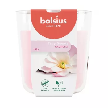 BOLSIUS True Scents doftljus i glas – magnolia, Ø97x85 mm
