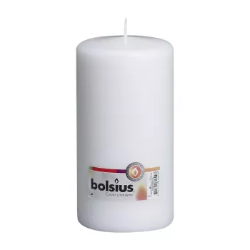 BOLSIUS Ljus cylinder Ø200x98mm vit