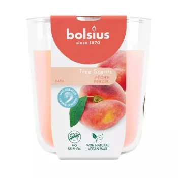 BOLSIUS True Scents doftljus i glas persika Ø97x85mm