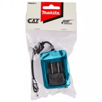 Makita CXT 12V max Li-Ion batteriadapter med DC-hålkontaktutgång (5,5 x 2,1 mm), 2,2A