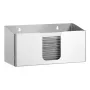 Bartscher ILZF20 pappershandduksdispenser, silver, borstat krom-nickelstål, väggmonterad, låsbar 850057