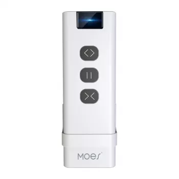 MOES YK2169 ZigBee 3.0 trådlös scenknapp, 4-fack, 12 scener, batteridriven, vit