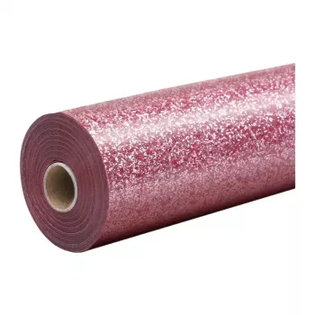 HTVRONT glitterfolie för värmetransfer, 30,5 cm x 90 cm (rosa)