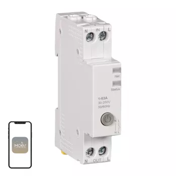 MOES WCB-A5-TW-E1 Wi-Fi dimbar vit LED-driver