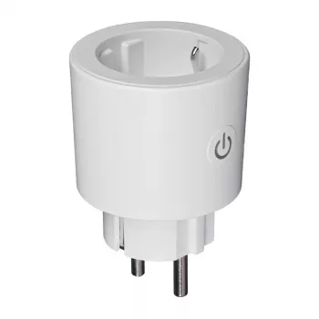 MOES MWP-EU16M-WH-MS smart plugg med energimätning, 16A, Wi-Fi, vit