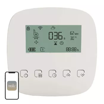 MOES WWP-BY-908 Wi-Fi 2-kanals bevattningspumpstyrenhet