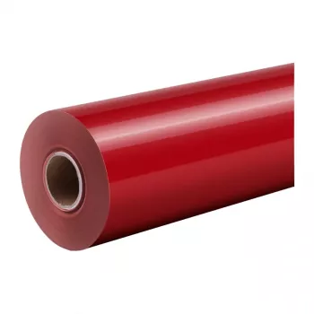 HTVRONT Pure Heat Transfer Film, 30,5 cm x 1,8 m (röd)