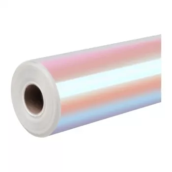 HTVRONT holografisk självhäftande folie, 30,5 cm x 90 cm (rosa-lila)