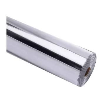 HTVRONT krommetallisk självhäftande film, 30,5 cm x 90 cm (silver)