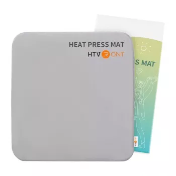 HTVRONT strykmatta för värmepress och strykning, 29,2 x 29,2 cm, grå