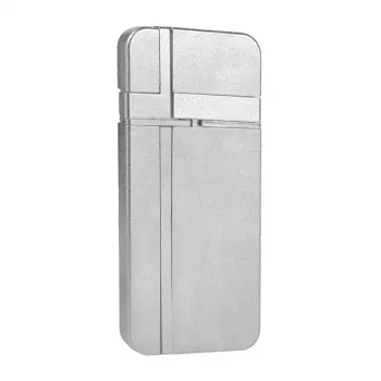HTVRONT silikonhylsform för iPhone (silver) – återanvändbar epoxihartsgjutform för DIY-mobilhylsor på baksidan, non-stick, flexibel, värmebeständig -40°C till 230°C