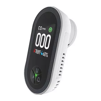MOES S02-CO kolmonoxidvarnare, Zigbee 3.0, LCD-display, 85dB larm
