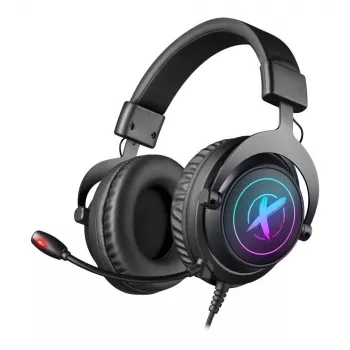 Defender EPIC PRO 7.1 Virtual Surround Sound RGB spelheadset med mikrofon, USB, svart