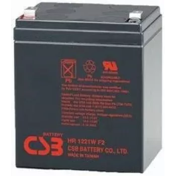 CSB Battery HR1221WF2 12V 5,3Ah AGM VRLA-batteri med F2-anslutningar