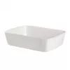 LA PORCELLANA BIANCA Anghiari lasagneform - vit, 35 x 25 cm