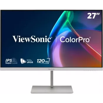 ViewSonic VP2766-2K-W 27 inch QHD IPS 120Hz USB-C dockningsmonitor, vit