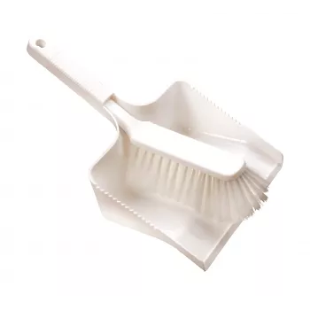 Haug Bürsten 88920U vit plast sopset, 35 cm