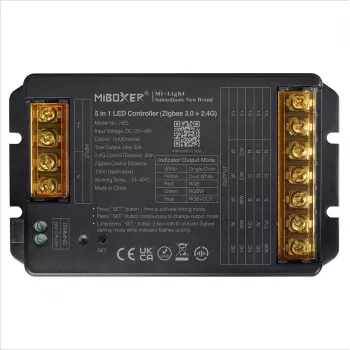 Synergy 21 LED-styrenhet HC-serien 5-i-1 DC12-48V Zigbee 3.0+ 2.4G HP 30A MiLight/Miboxer (HZ5)