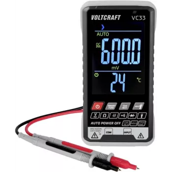 VOLTCRAFT VC33 handmultimeter kalibrerad (ISO) digital display 5999 counts VC-13948585