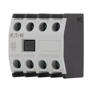 Eaton DILM150-XHIA22 hjälpkontaktblock, 2NO+2NC, frontmontage, skruvklämmor 283464