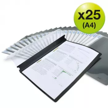 Rapesco ECO A4 mapp svart (25-pack) - 1815