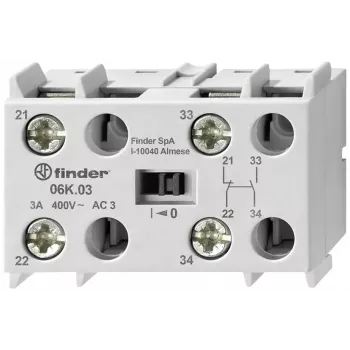 Finder hjälpkontaktmodul för 6K.04-serien övervakningsreläer (06K.03)