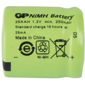 GP Batteries NH GP 25AAH NiMH-batteri 1/3AA 250 mAh 1-pack (30125AAH-C1)