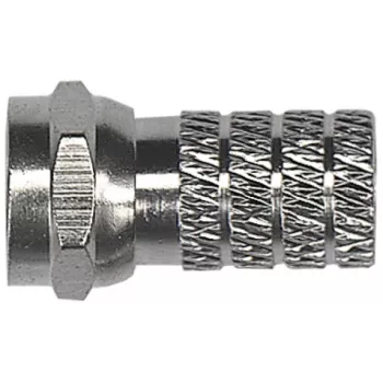 AXING CFS 3-00 F-skruvkontakt för 4 mm koaxialkabel CFS00300