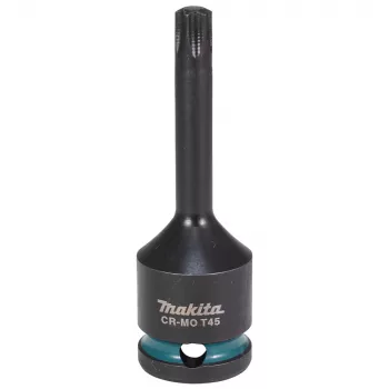 Makita Impact Black 1/2 inch Torx-hylsa T45, 78 mm (E-19825)