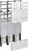 Hager univers Z komplett mätartavla ZL5EL26, 1350 mm, 6 eHZ-platser, 3-fält, förkopplad