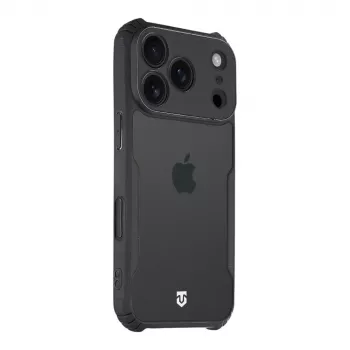Tactical bakstycke Quantum Stealth iPhone 18 Pro transparent/svart