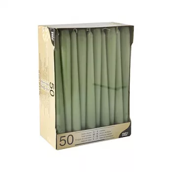 PAPSTAR blockljus 22 x 250 mm, Jade Green, 50-pack (88341)