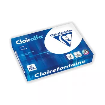 Clairefontaine Clairalfa 2896C A4 80 g/m² vitt kontorspapper, 500 ark