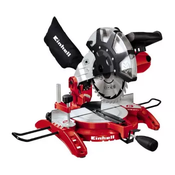 Einhell TC-MS 2513 L kap- och gersåg, 1600 W, 250 mm sågblad, laserstyrning, röd