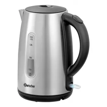 Bartscher 200095 1,7L rostfri sladdlös vattenkokare 2200W silver
