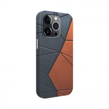 iLike Apple iPhone 13 Pro skal Prowhite Custom Print blå röd