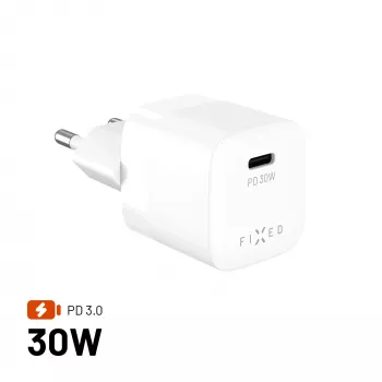 Fixed Mini USB-C GaN laddare 30W - svart