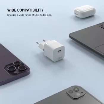 Fixed Mini USB-C GaN laddare 30W - svart
