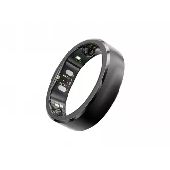 RingConn Smart Ring Gen3 för damer och herrar - mattsvart storlek 10
