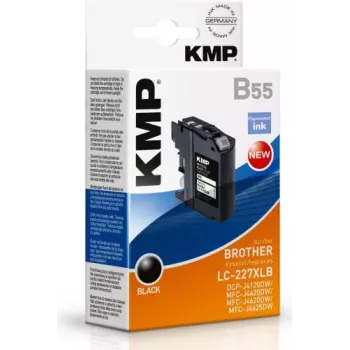 KMP B55 svart kompatibel bläckpatron för Brother DCP-J4120DW, MFC-J4420DW, MFC-J4620DW, MFC-J4625DW, MFC-J5720DW 1531.4001