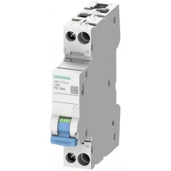 Siemens 5SY17104 SENTRON 1-polig MCB, 10 A, C-karakteristik, 72 V DC, 10 kA, plomberbar