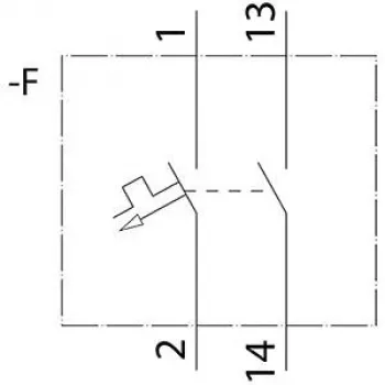 Siemens 5SY17104 SENTRON 1-polig MCB, 10 A, C-karakteristik, 72 V DC, 10 kA, plomberbar