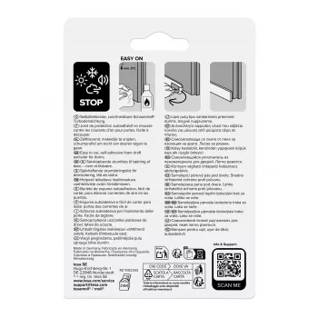 Tesa moll INSULATION tätningsband brun 6 m x 9 mm x 4 mm (05422-00101-03)
