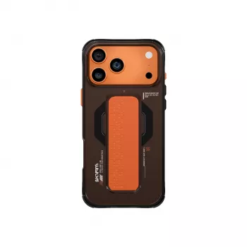 Skinarma Haxa skal för iPhone 17 Pro Max magnetisk laddfunktion + gripstativ grafit