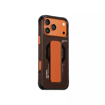 Skinarma Haxa skal för iPhone 17 Pro Max magnetisk laddfunktion + gripstativ grafit